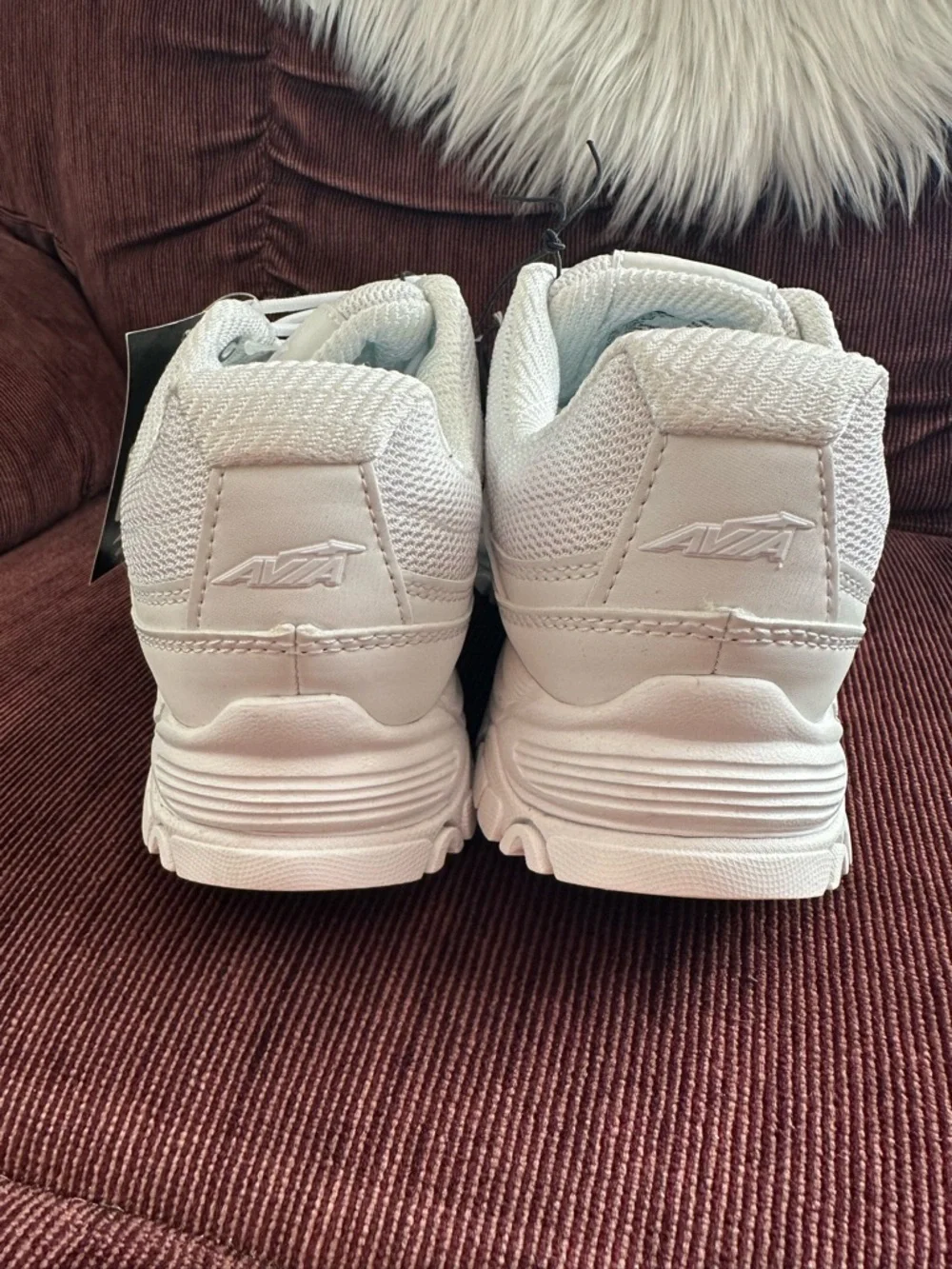 NWTS Avia White Womens Elevate Athletic Low-Top Walking Sneakers Sz 10 - Picture 5 of 11